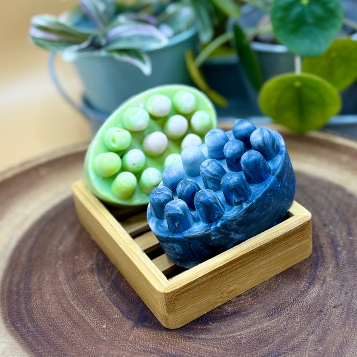 Massage Duo Soap Gift Box | Fragrance-Free natural soap bars