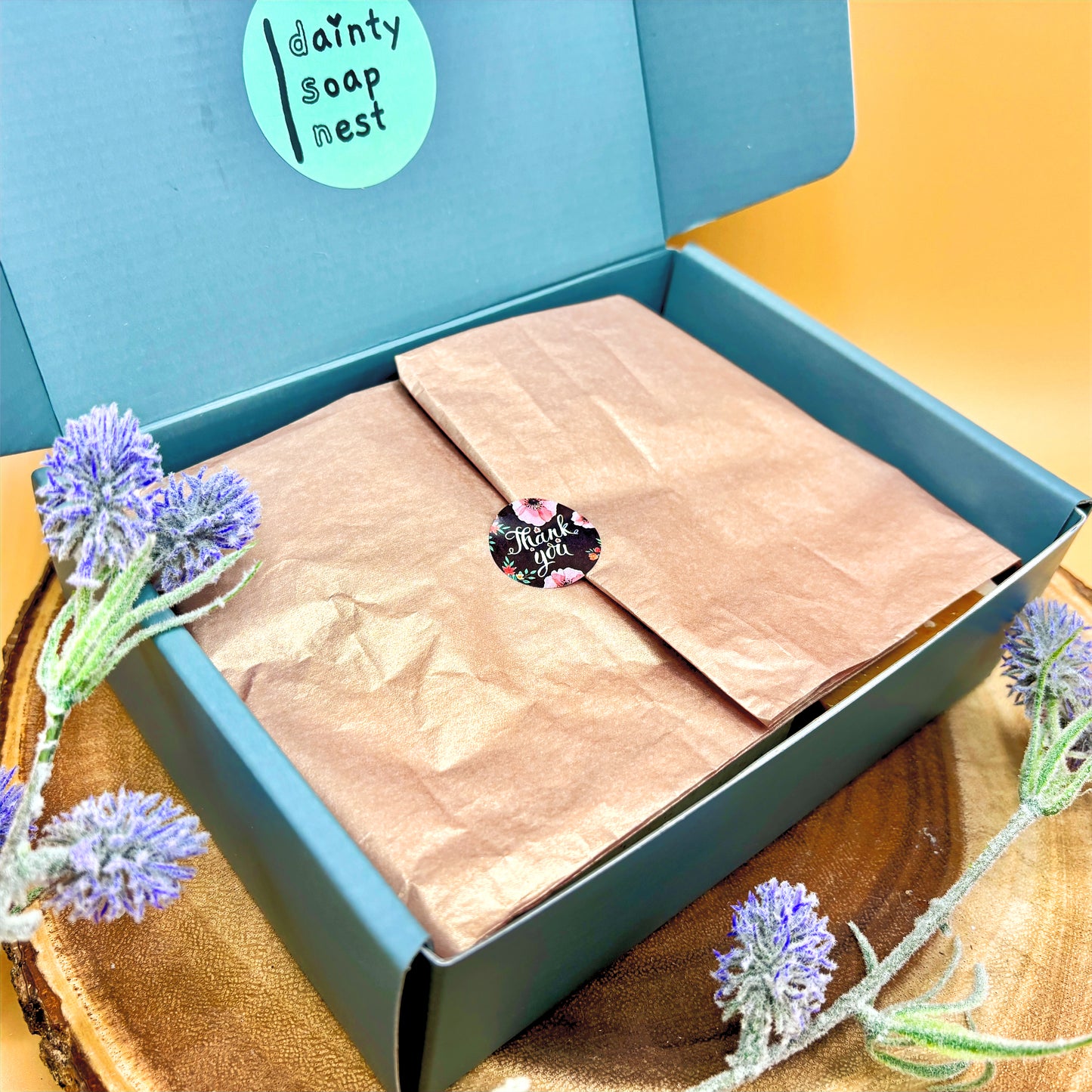 Dainty Dew Soap Gift Box | Set of 12 Artisanal Natural Soaps