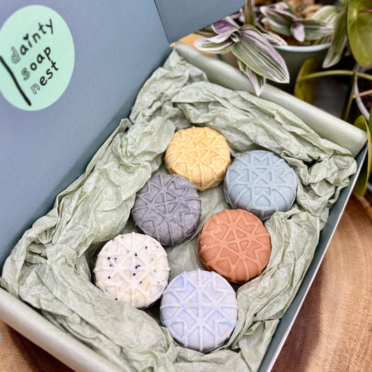 Dainty Dew Soap Gift Box | Set of 6 Artisanal Natural Soap